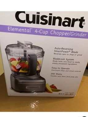 NEW Cuisinart 4 Cup Chopper/Grinder